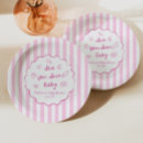 Buscar rosa bebe papel platos Baby shower