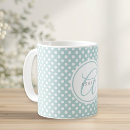 Buscar polka dots tazas Monograma