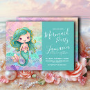 Buscar escama invitaciones Sirena
