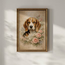 Buscar beagle arte Retrato