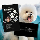 Buscar canino tarjetas de visita Tarjeta de peluquería canina