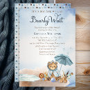 Buscar paraguas azul invitaciones Para ella