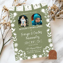 Buscar verde invitaciones para bautizos Para ella