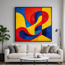 Buscar abstractas arte Rojo