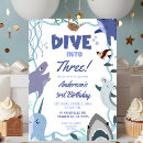 Buscar animales marinos invitaciones Chico