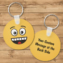 Buscar cara sonriente llaveros Amarillo