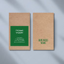 Buscar ecológicas tarjetas de visita General y unisex