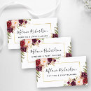 Buscar marco floral tarjetas de visita Elegante