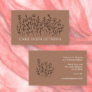 Buscar flores elegantes tarjetas de visita Clientes