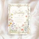 Buscar flores vintage invitaciones Elegante