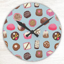 Buscar chocolate relojes de pared Chocoholic