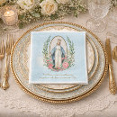 Buscar la virgen servilletas Religioso
