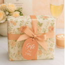 Buscar vintage floral papel de regalo Femenino