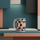 Buscar armonía tazas Azul