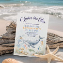 Buscar animal de mar invitaciones Cualquier niño
