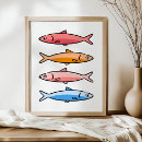 Buscar sardinas posters Mediterráneo