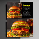 Buscar hamburguesas tarjetas de visita Barbacoa