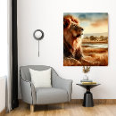 Buscar león lienzos Gran gato