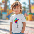 Buscar corazón y globos camisetas Cualquier niño