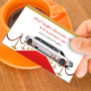 Buscar conductor la limusina de tarjetas de visita Chófer