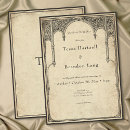 Buscar pergamino vintage invitaciones Elegante