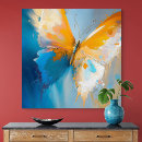 Buscar mariposa abstracta lienzos Para todos