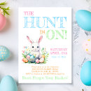 Buscar huevos de pascua coloridos invitaciones Fiesta
