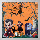 Buscar noche de halloween posters Naranja