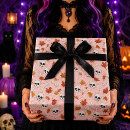 Buscar calavera papel de regalo Rosa