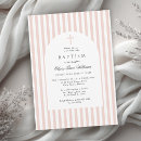 Buscar rosado invitaciones para bautizos Para ella