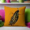 Buscar pavo real cojines Vintage
