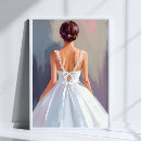 Buscar de vestido posters Blanco