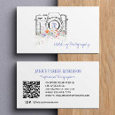 Buscar fotógrafo digital tarjetas de visita Cámara