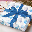Buscar balón papel de regalo Azul