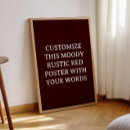 Buscar rojo oscuro posters Para todos