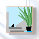 Buscar escalera al cielo posters Azul