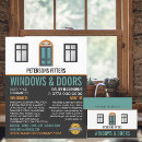 Buscar window tarjetas de visita Construcción