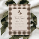Buscar ecuestre boda invitaciones Caballo