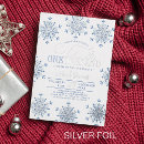 Buscar invierno azul invitaciones Moderno