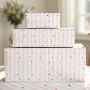 Buscar rayas papel de regalo Rosa