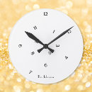 Buscar números divertidos relojes de pared Diversión