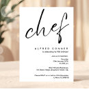 Buscar culinario invitaciones Cocinero