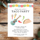 Buscar maracas invitaciones Taco