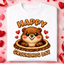 Buscar día de la marmota camisetas Lindo