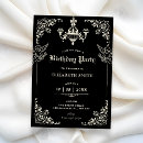Buscar gótico invitaciones de cumpleaños Oscuro