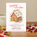 Buscar casa de pan de jengibre invitaciones Para niños