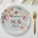 Buscar flores papel platos Para ella