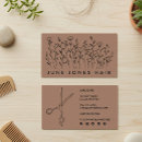 Buscar flores en su pelo tarjetas de visita Clientes