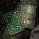 Buscar medieval boda invitaciones Oro