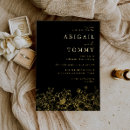 Buscar lujoso invitaciones Negro